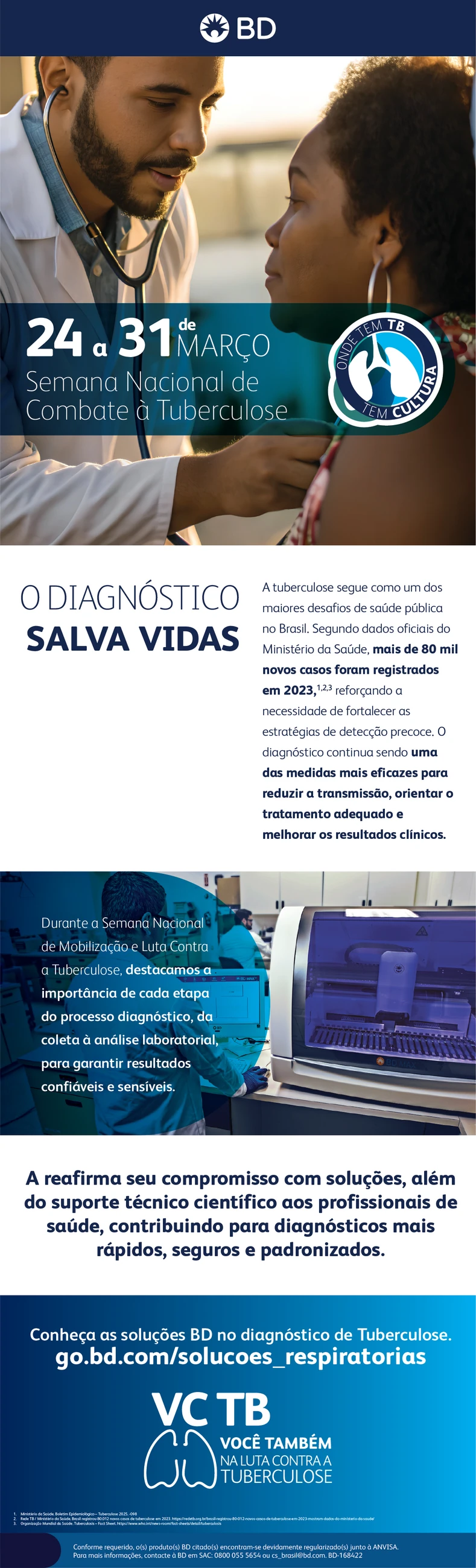 BD · Onde tem TB, tem cultura — detalhe do projeto 6