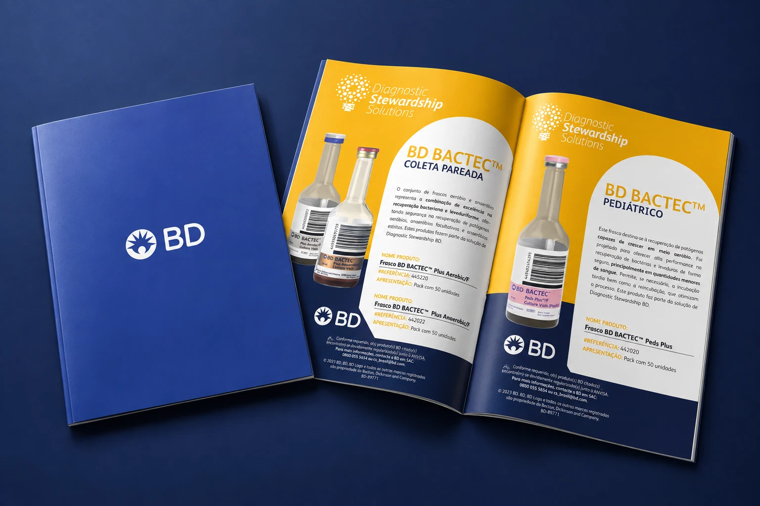 Mockup de apresentação do projeto BD · Microbiologia
