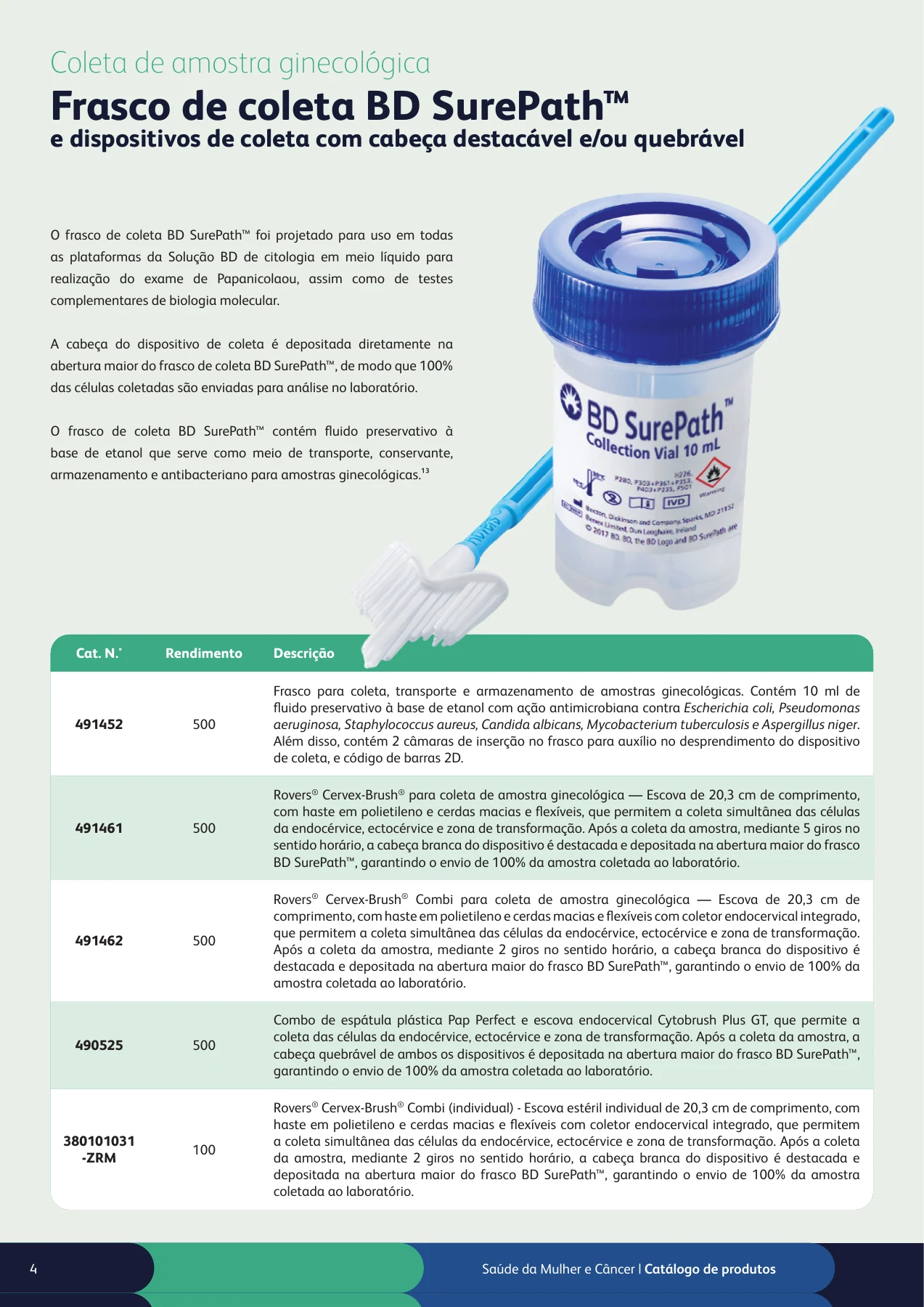 BD · Saúde da Mulher — detalhe do projeto 2