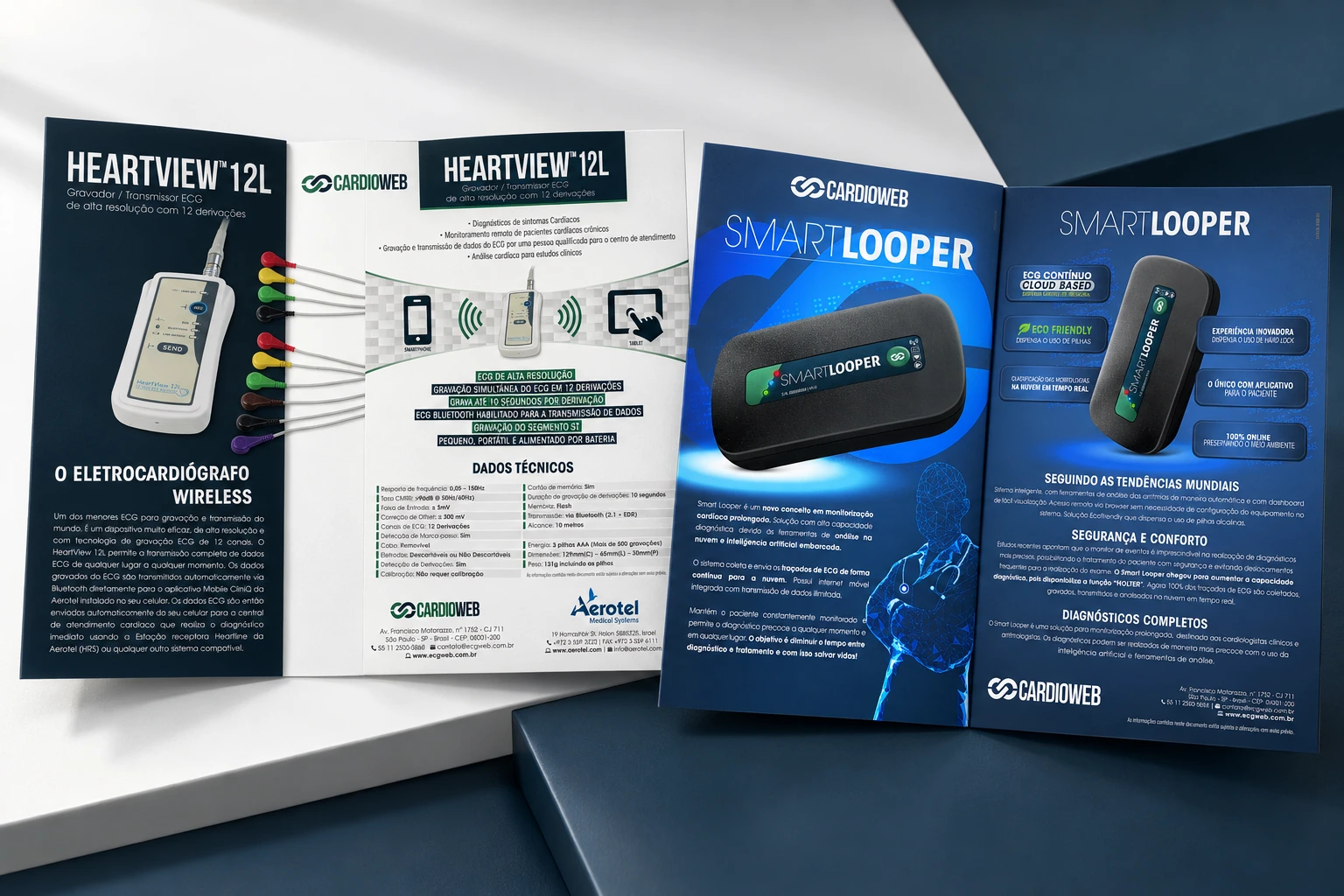 CardioWeb — mockup ilustrativo 8